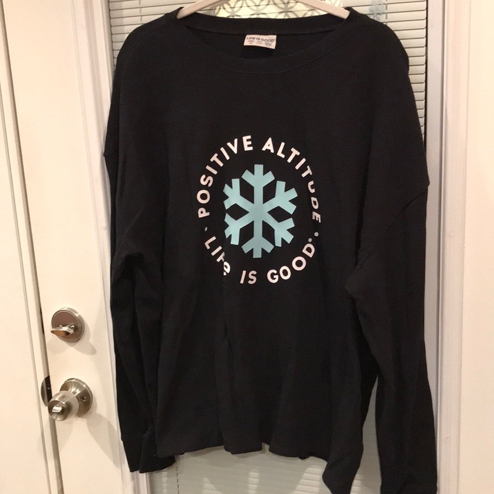 Life is good long sleeve shirt